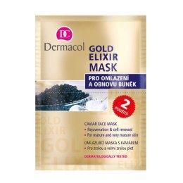 Gold Elixir Caviar Face Mask maseczka do twarzy z kawiorem 2x8g Dermacol