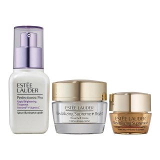 Ignite Your Radiance Skincare zestaw Perfectionist Pro Rapid Brightening Treatment 30ml + Revitalizing Supreme+ Bright Power Sof Estée Lauder