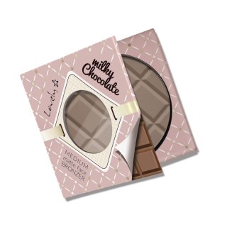 Lovely Milky Chocolate Medium Matte Face Bronzer czekoladowy matowy bronzer do twarzy i ciała 9g