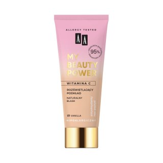 AA My Beauty Power rozświetlający podkład 01 Vanilla 30ml