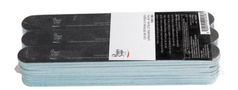 Peggy Sage Pack Of 30 2-Way Gigant Nail Files Coarse komplet dużych pilników do paznokci dwustronnych 100/180 czarny 30szt