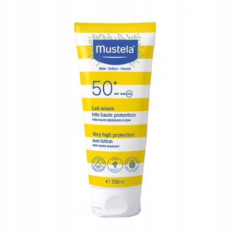 SPF50 Mineral Sunscreen Lotion przeciwsłoneczne mleczko do skóry wrażliwej 100ml Mustela