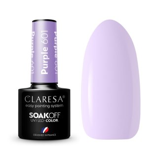 Claresa Soak Off UV/LED Purple lakier hybrydowy 601 5g