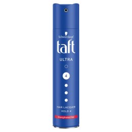 Ultra Hairspray lakier do włosów w sprayu Ultra Strong 250ml Taft