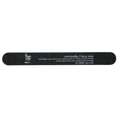 Peggy Sage 2-Way Nail File Coarse pilnik do paznokci dwustronny 100/100 czarny 1szt