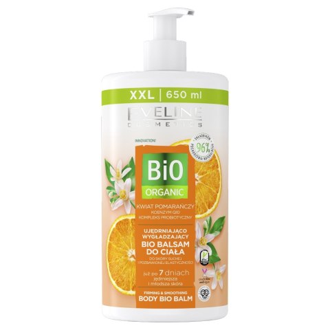 Eveline Cosmetics Bio Organic ujędrniająco-wygładzający bio balsam do ciała Pomarańcza 650ml