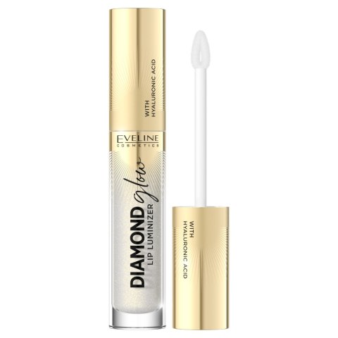 Eveline Cosmetics Diamond Glow Lip Luminizer błyszczyk do ust z kwasem hialuronowym 07 Golden Dust 4.5ml Eveline Cosmetics Diamond Glow Lip Luminizer błyszczyk do ust z kwasem hialuronowym 07 Golden Dust 4.5ml