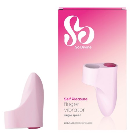 So Divine Finger Stimulator wibrator na palec Pink