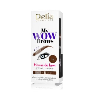 Delia My Wow Brows henna do brwi 4.0 Brąz 6ml