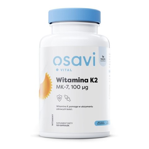 Osavi Witamina K2 MK-7 100mcg suplement diety 120 kapsułek