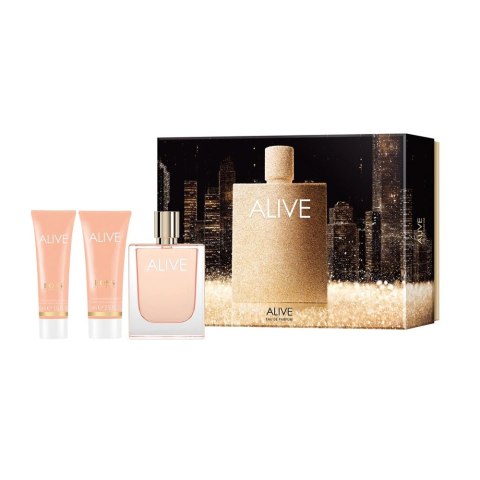 Alive zestaw woda perfumowana spray 80ml + balsam do ciała 75ml + żel pod prysznic 50ml