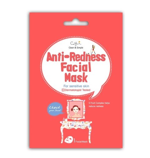 Cettua Anti-Redness Facial Mask maska niwelująca zaczerwienienia