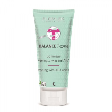 Floslek Balance T-Zone Gommage peeling z kwasami AHA 125ml