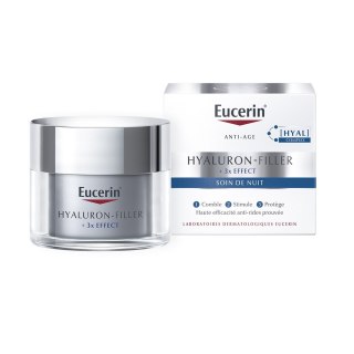 Eucerin Hyaluron-Filler + 3x Effect krem przeciwzmarszczkowy na noc 50ml