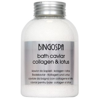 BingoSpa Kawior do kąpieli Kolagen i Lotos 380g