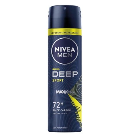 Nivea Men Deep Sport antyperspirant spray 150ml Nivea Men Deep Sport antyperspirant spray 150ml