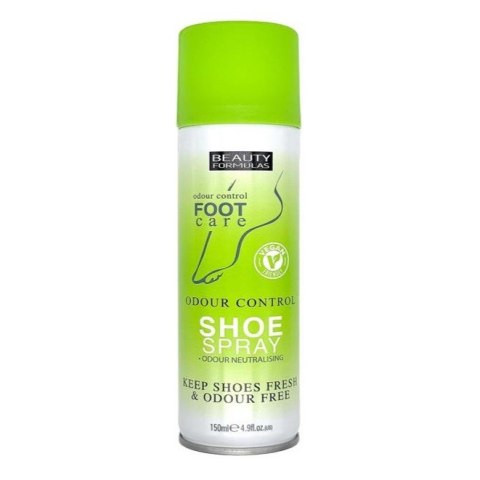 Beauty Formulas Odour Control Shoe Spray antybakteryjny i przeciwgrzybiczy dezodorant do butów 150ml