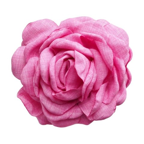 Ozdobna spinka do włosów w kształcie róży Fuksja