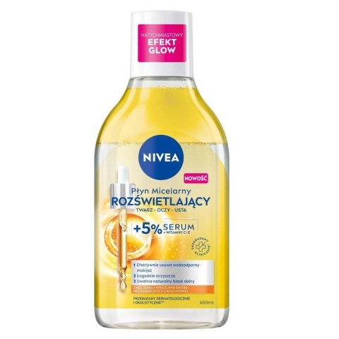 Nivea Rozświetlający płyn micelarny z 5% serum 400ml