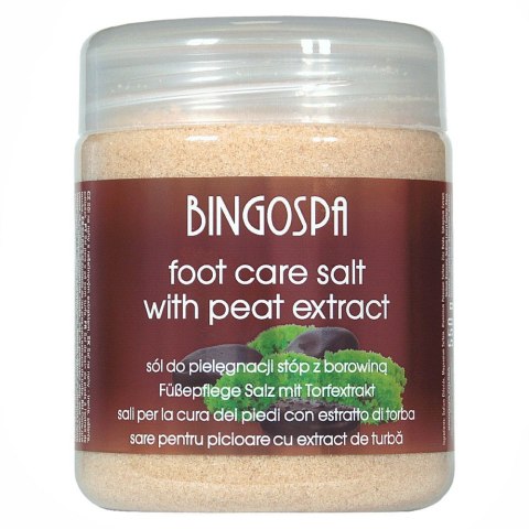 BingoSpa Sól do stóp z borowiną 550g