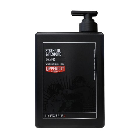 Uppercut Strength & Restore Shampoo wzmacniający szampon do włosów 1000ml Uppercut Strength & Restore Shampoo wzmacniający szampon do włosów 1000ml