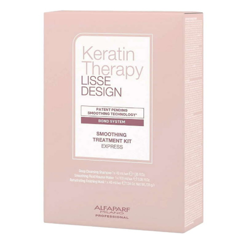 Alfaparf Lisse Design Keratin Therapy keratynowe prostowanie włosów, nanoplastia zestaw startowy