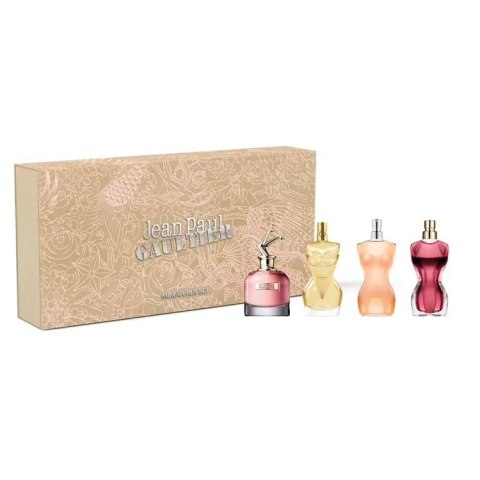 Jean Paul Gaultier Woman Miniatures zestaw La Belle woda perfumowana 6ml + Scandal woda perfumowana 6ml + Divine woda perfumowana 6ml + Classique w