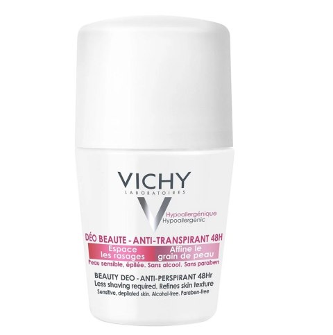 Vichy Beauty Deodorant 48H dezodorant w kulce opóźniający odrost włosków 50ml