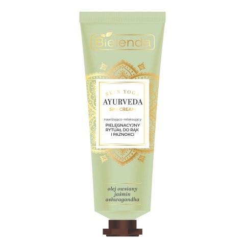 Bielenda Ayurveda Skin Yoga nawilżająco-relaksujący krem do rąk i paznokci 50ml Bielenda Ayurveda Skin Yoga nawilżająco-relaksujący krem do rąk i paznokci 50ml