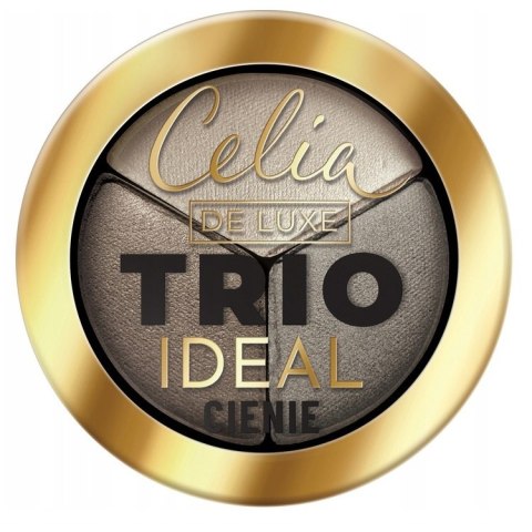 Celia De Luxe Trio Ideal prasowane cienie do powiek 303 4g Celia De Luxe Trio Ideal prasowane cienie do powiek 303 4g