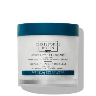 Christophe Robin Cleansing Purifying Scrub With Sea Salt detoksykujący szampon złuszczający do przetłuszczającej się skóry głowy 250ml