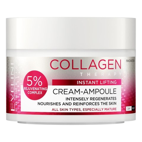 Eveline Cosmetics Collagen Therapy krem-ampułka 50ml Eveline Cosmetics Collagen Therapy krem-ampułka 50ml