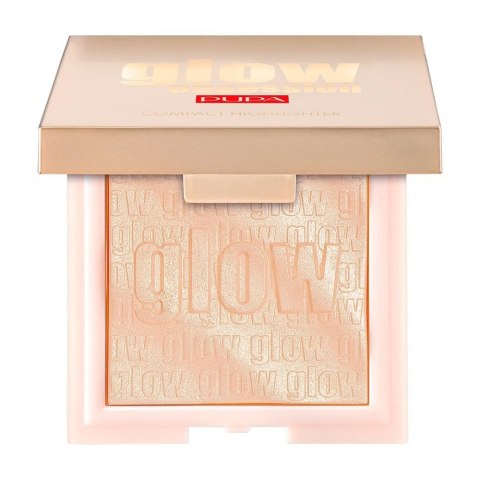 Pupa Milano Glow Obsession Compact Highlighter rozświetlacz w kompakcie 100 Light Gold 6g Pupa Milano Glow Obsession Compact Highlighter rozświetlacz w kompakcie 100 Light Gold 6g