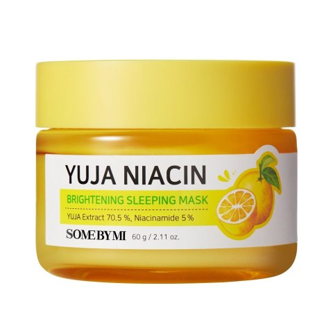 Some By Mi Yuja Niacin Miracle Brightening Sleeping Mask rozjaśniająca maska na noc 60g