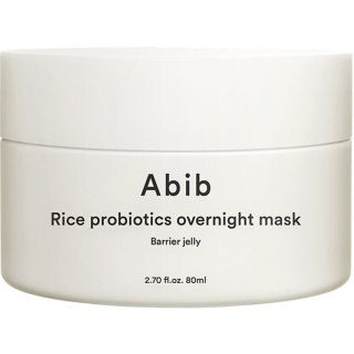 Abib Rice Probiotics Overnight Mask Barrier Jelly wzmacniająca maska do twarzy na noc 80ml