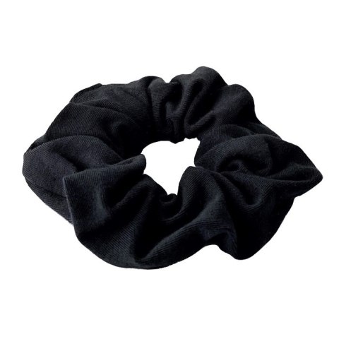 Anwen Bawełniana Scrunchie gumka do włosów Czarna