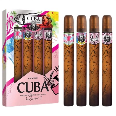 Cuba Original Cuba Quad I zestaw Heartbreaker woda perfumowana spray 35ml + La Vida woda perfumowana spray 35ml + Victory woda perfumowana spr