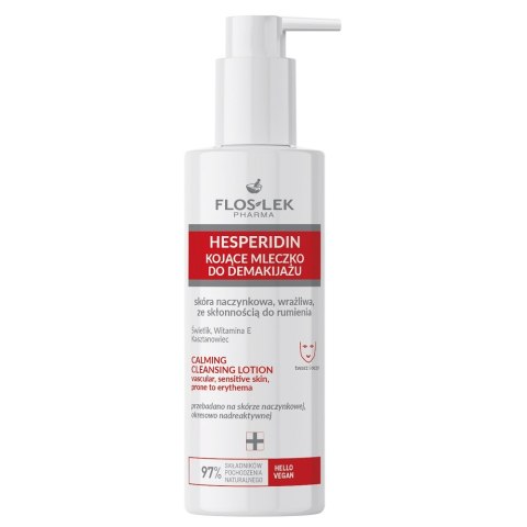 Floslek Hesperidin kojące mleczko do demakijażu 175ml Floslek Hesperidin kojące mleczko do demakijażu 175ml