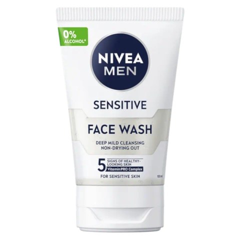 Nivea Men Sensitive żel do mycia twarzy 100ml Nivea Men Sensitive żel do mycia twarzy 100ml