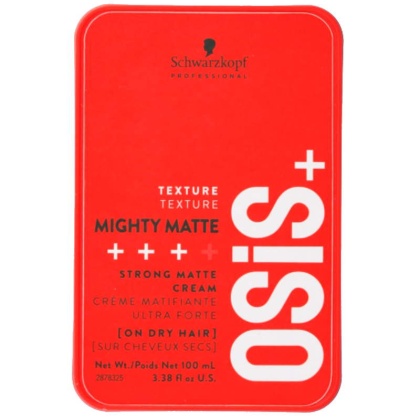 Schwarzkopf OSIS Mighty Matte Ultra mocny matowy krem do włosów 100ml