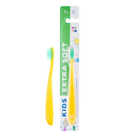 Woom Kids Extra Soft Toothbrush bardzo delikatna szczoteczka do zębów dla dzieci 2-6 Years