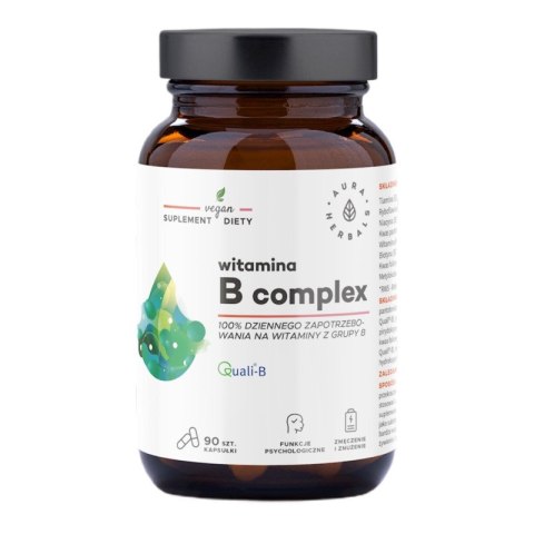 Aura Herbals Witamina B Complex suplement diety 90 kapsułek