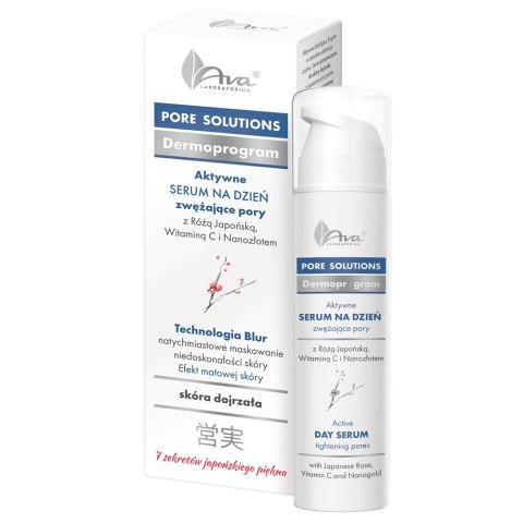 Ava Laboratorium Pore Solutions aktywne serum na dzień zwężające pory 50ml Ava Laboratorium Pore Solutions aktywne serum na dzień zwężające pory 50ml