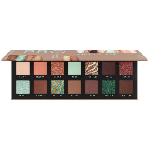 Catrice Pro Hint of Mint Slim Eyeshadow Palette paleta cieni do powiek 010 Aesthetic Vibes 10.6g