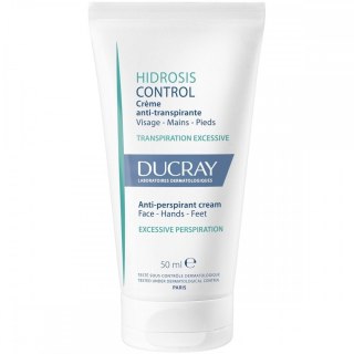 DUCRAY Hidrosis Control krem antyperspiracyjny do twarzy dłoni i stóp 50ml