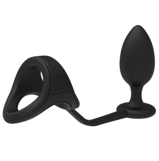 Dream Toys RamRod Cockstrap with Anal Plug korek analny z pierścieniem erekcyjnym