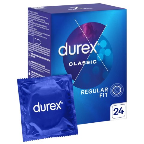 Durex Classic prezerwatywy klasyczne 24szt Durex Classic prezerwatywy klasyczne 24szt