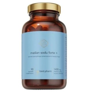 MyBestPharm Maślan Sodu Forte+ suplement diety 90 kapsułek