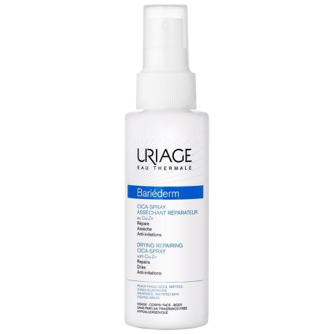 URIAGE Bariederm Cica-Spray osuszająco-regenerujący spray do skóry podrażnionej 100ml