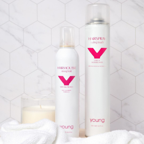 Young Hairspray mocny lakier do włosów 500ml